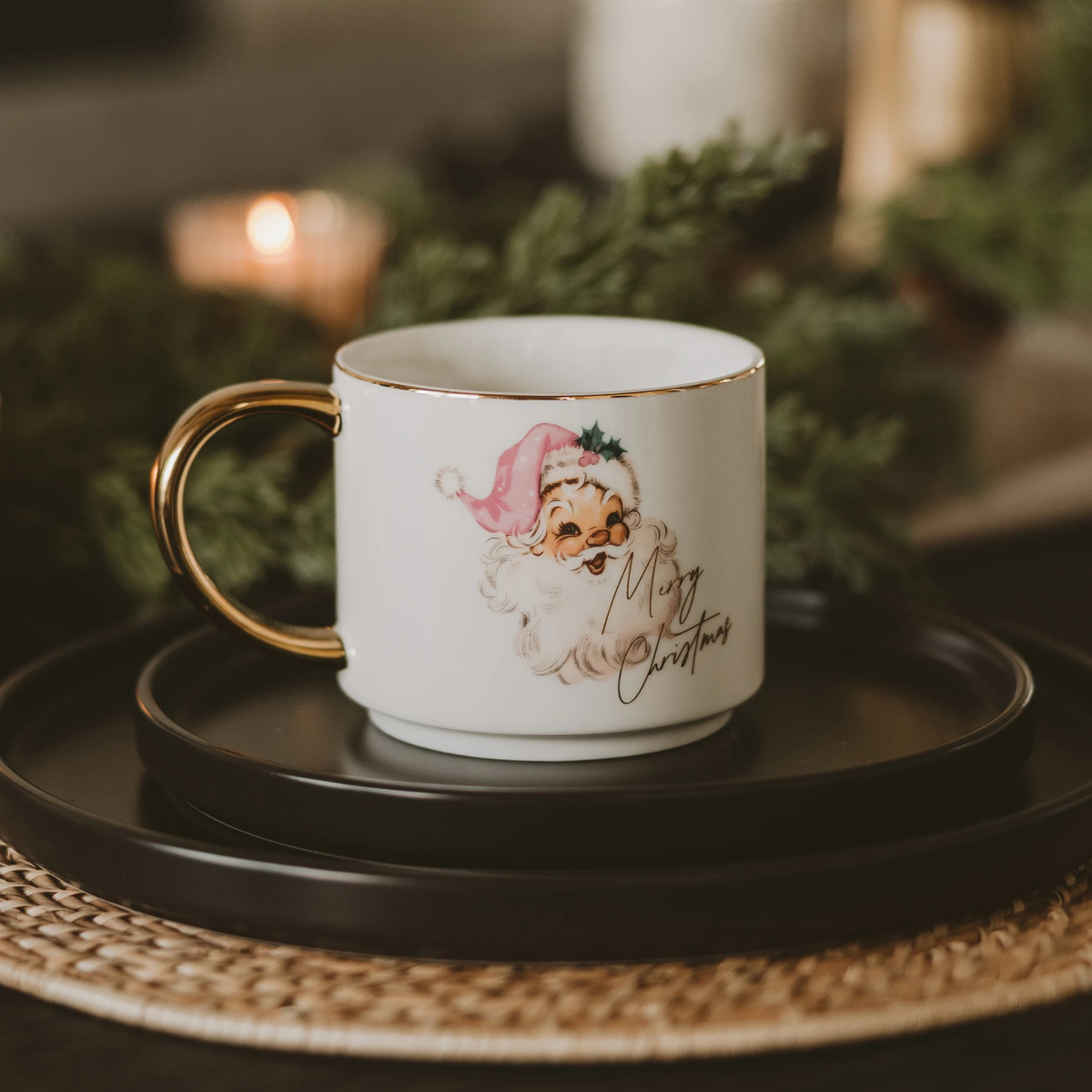 Vintage Santa Coffee Mug by Sweet Water Decor