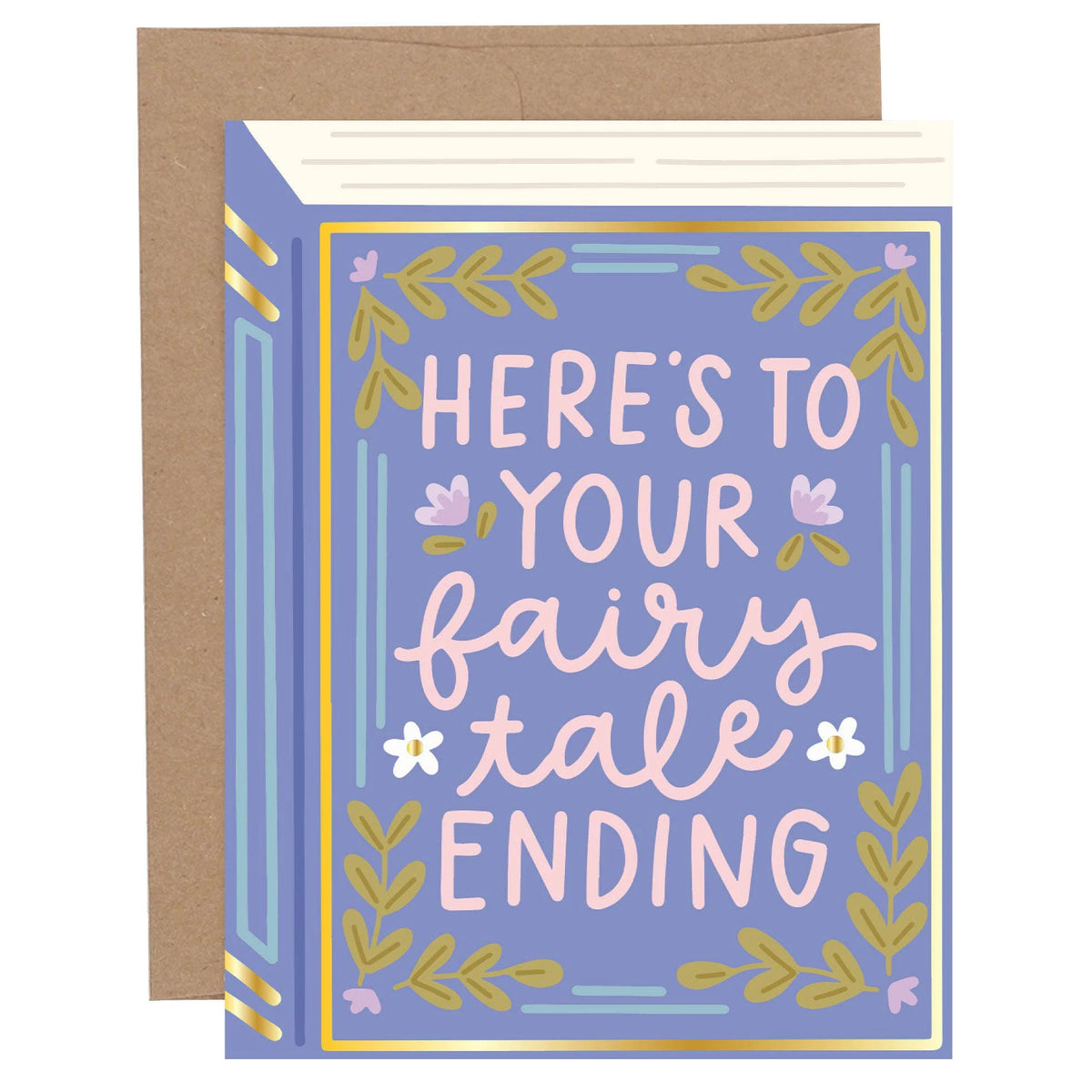Pippi Post - Fairy Tale Ending Wedding Greeting Card by Pippi Post