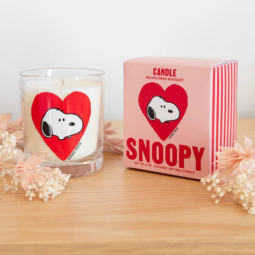 Three Potato Four - 3P4 x Peanuts® Valentine Candle - Snoopy Heart by Three Potato Four