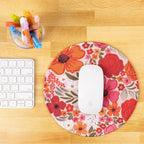 Elyse Breanne Design - Rosewood Blooms Mousepad by Elyse Breanne Design