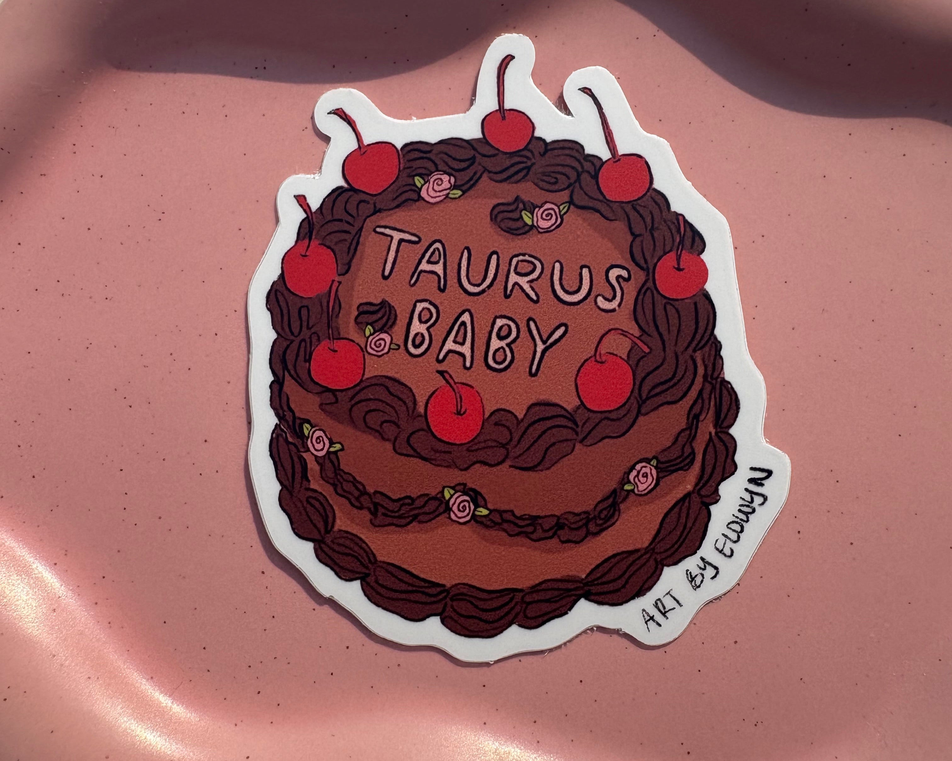 Zodiac Cake Stickers - Art By Elowyn