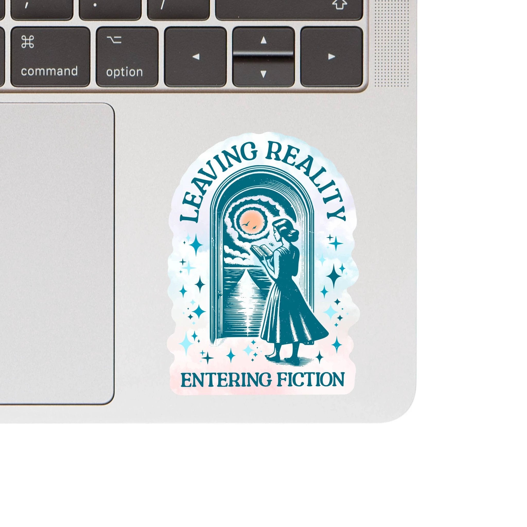 Juju and Moxie - Book Lover Reading Escape Cute High Quality Vinyl Sticker by Juju and Moxie