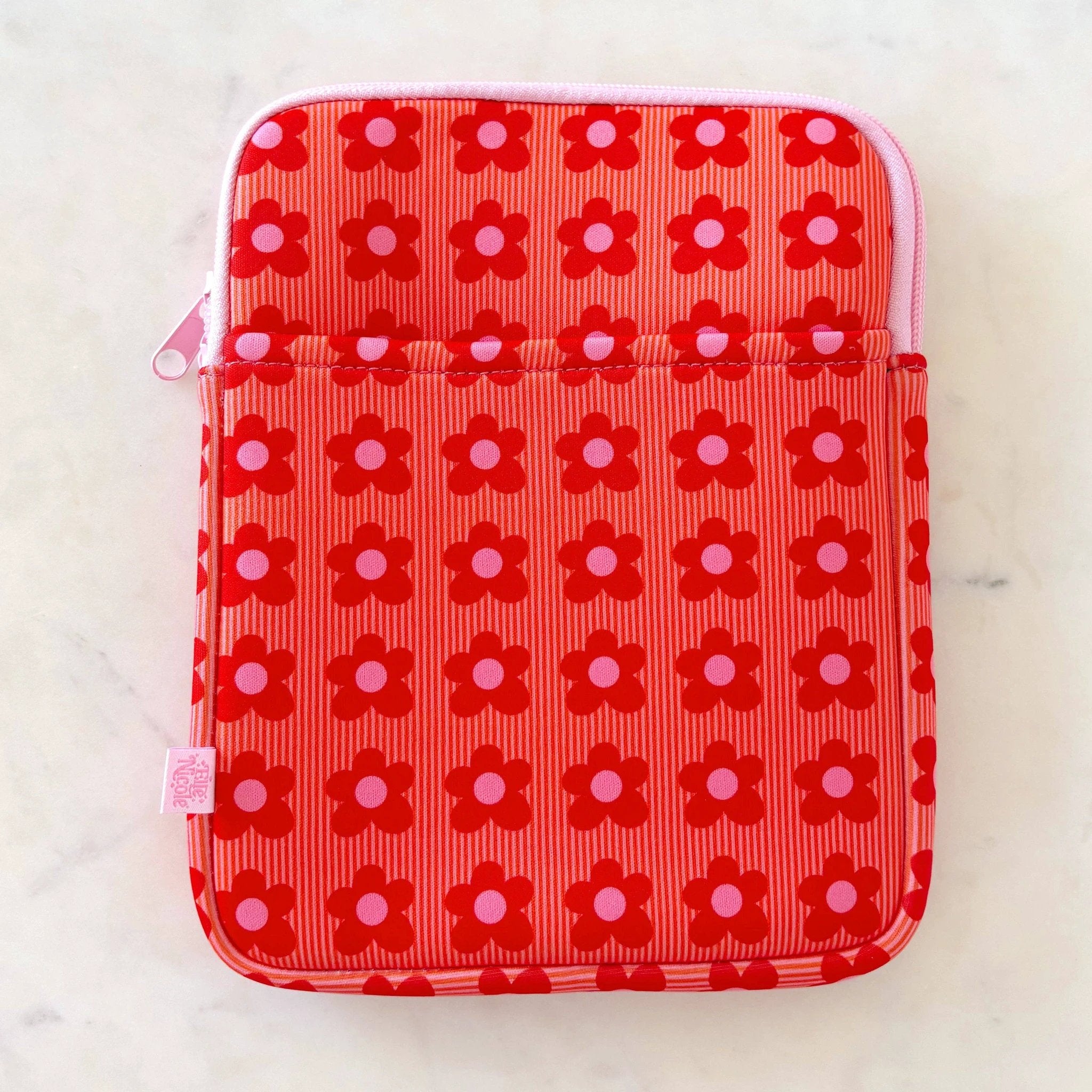 Elle Nicole - E-reader / Tablet Sleeve - Happy Striped Floral by Elle Nicole