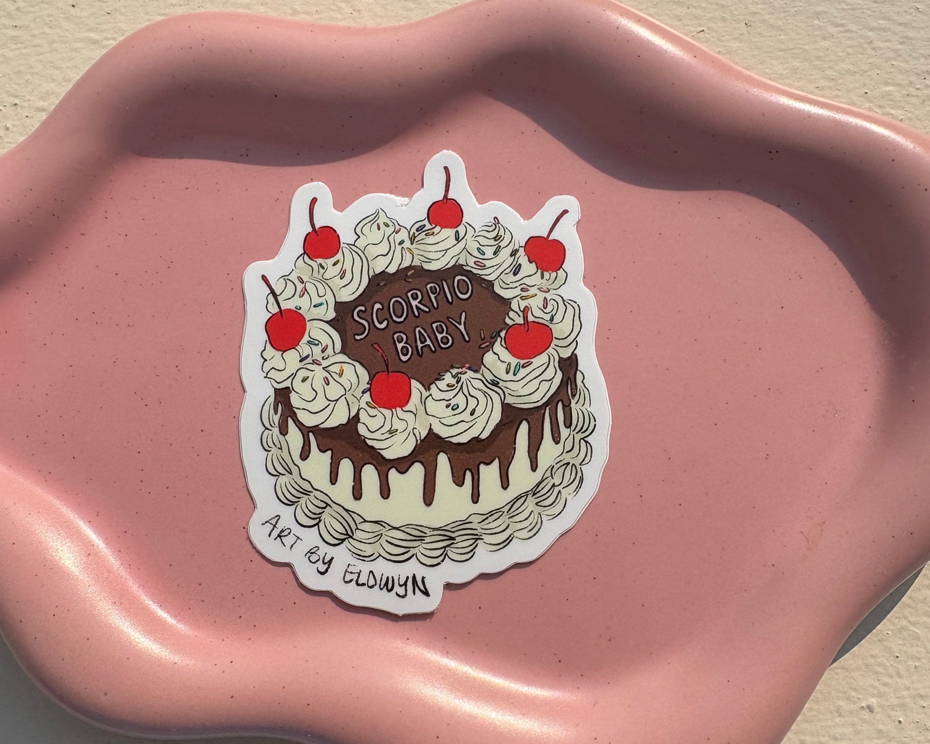 Zodiac Cake Stickers - Art By Elowyn
