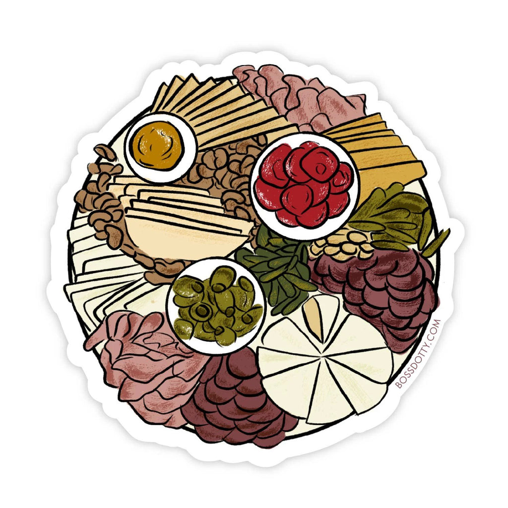 Boss Dotty Paper Co. - Charcuterie Board Sticker by Boss Dotty Paper Co.