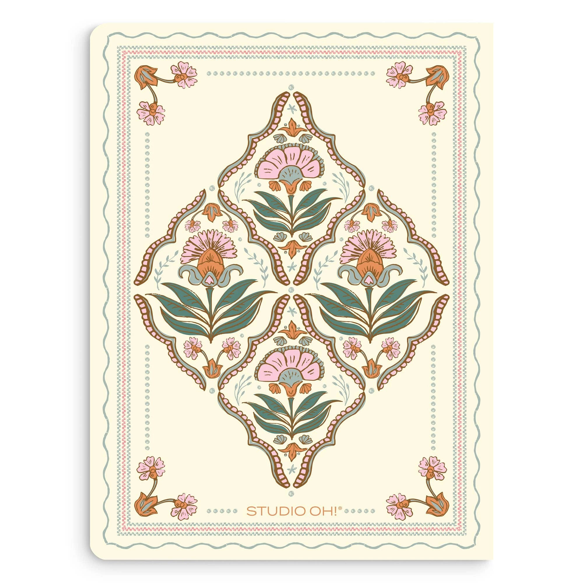 Studio Oh! - Floral Tapestry Medium Coptic-Bound Journal by Studio Oh!