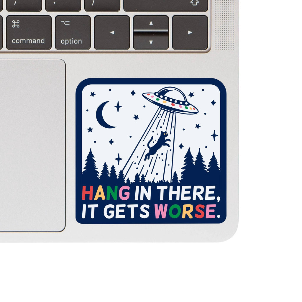 Juju and Moxie -Hang In There High Quality Vinyl Sticker by Juju and Moxie
