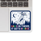 Juju and Moxie -Hang In There High Quality Vinyl Sticker by Juju and Moxie