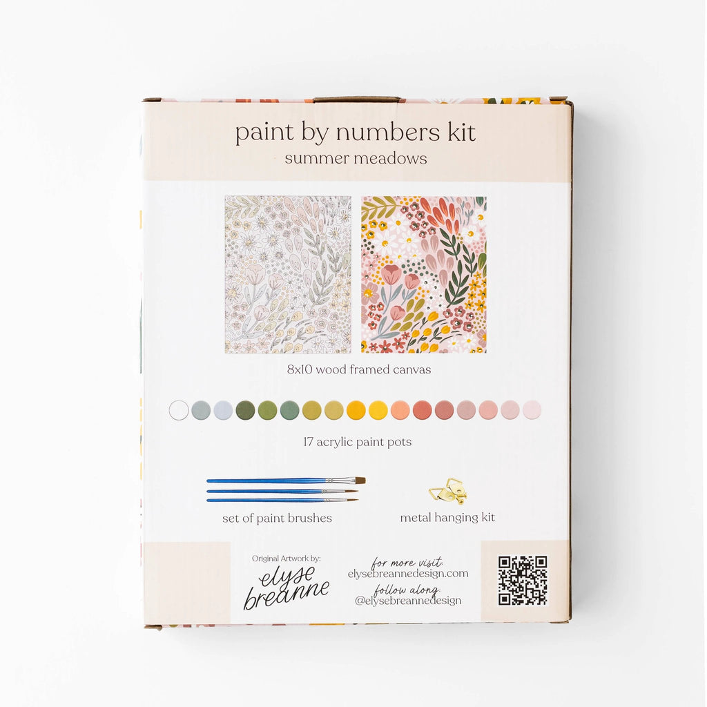 Elyse Breanne Design - Summer Meadows Paint By Number Kit by Elyse Breanne Design