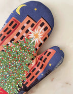 Rockefeller Cotton Oven Mitt + Pot Holder Set by Idlewild Co.