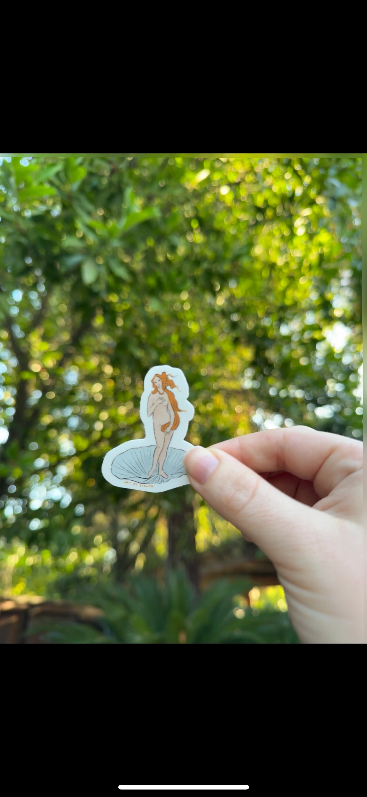 Art By Elowyn - Mini Birth of Venus Aphrodite by Art By Elowyn