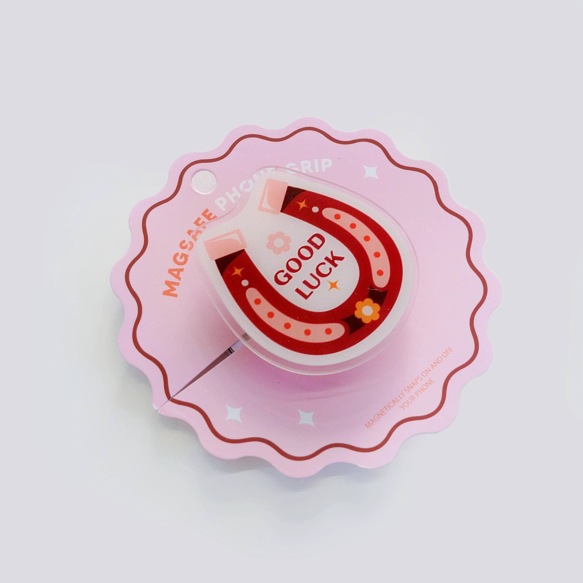 Have A Nice Day - Good Luck Acrylic Magsafe Phone Grip by Have A Nice Day