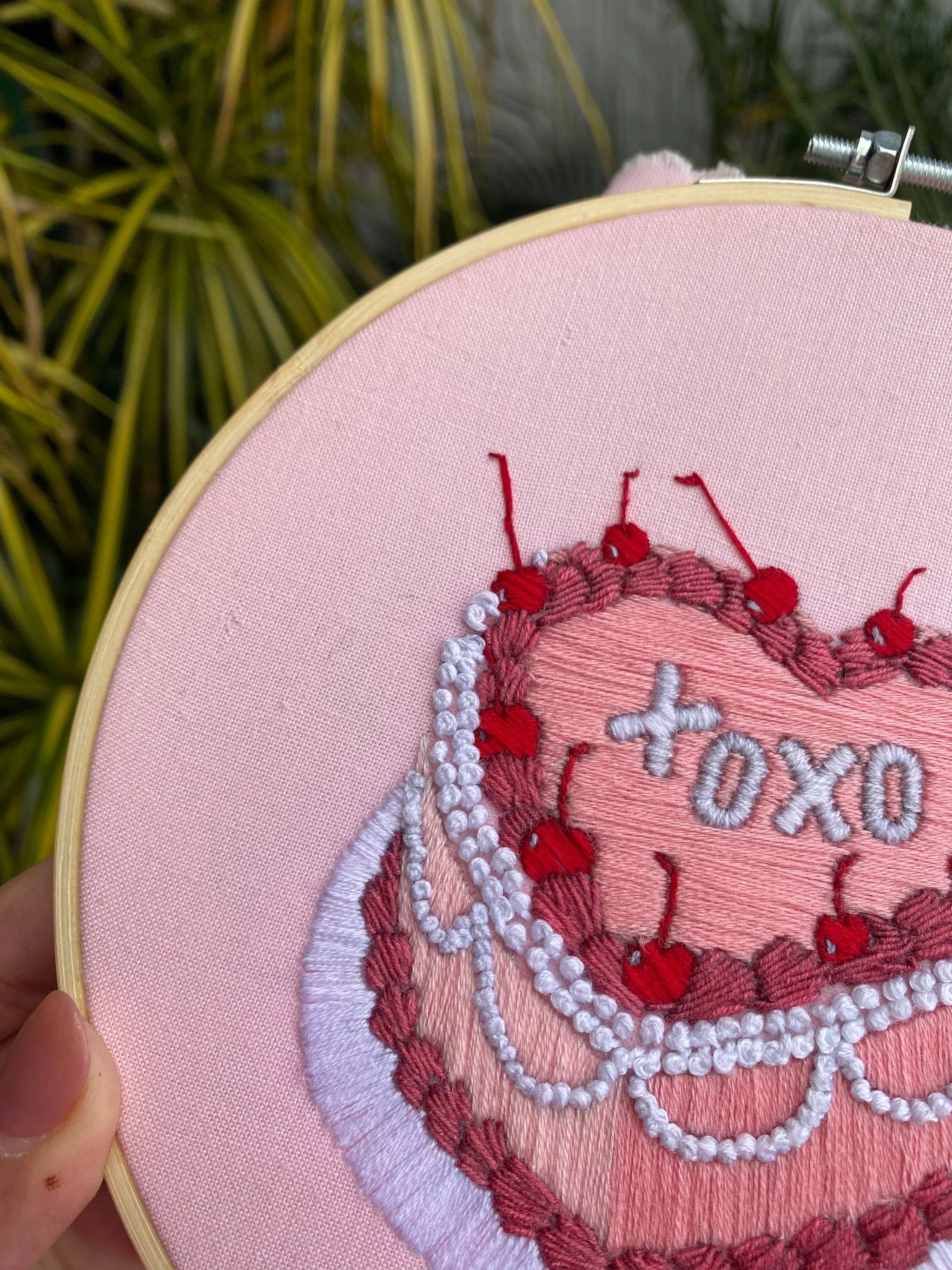 Sunday Mornings Shop LLC - Intermediate Embroidery Kit | Slice of Love by Sunday Mornings Shop LLC