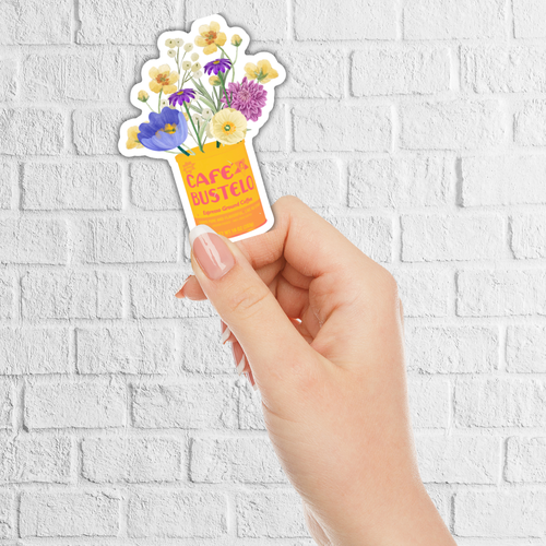 Cafe Bustelo coffee lover vinyl sticker - image 2