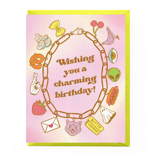 Boss Dotty Paper Co. - Charm Bracelet Birthday Card by Boss Dotty Paper Co.