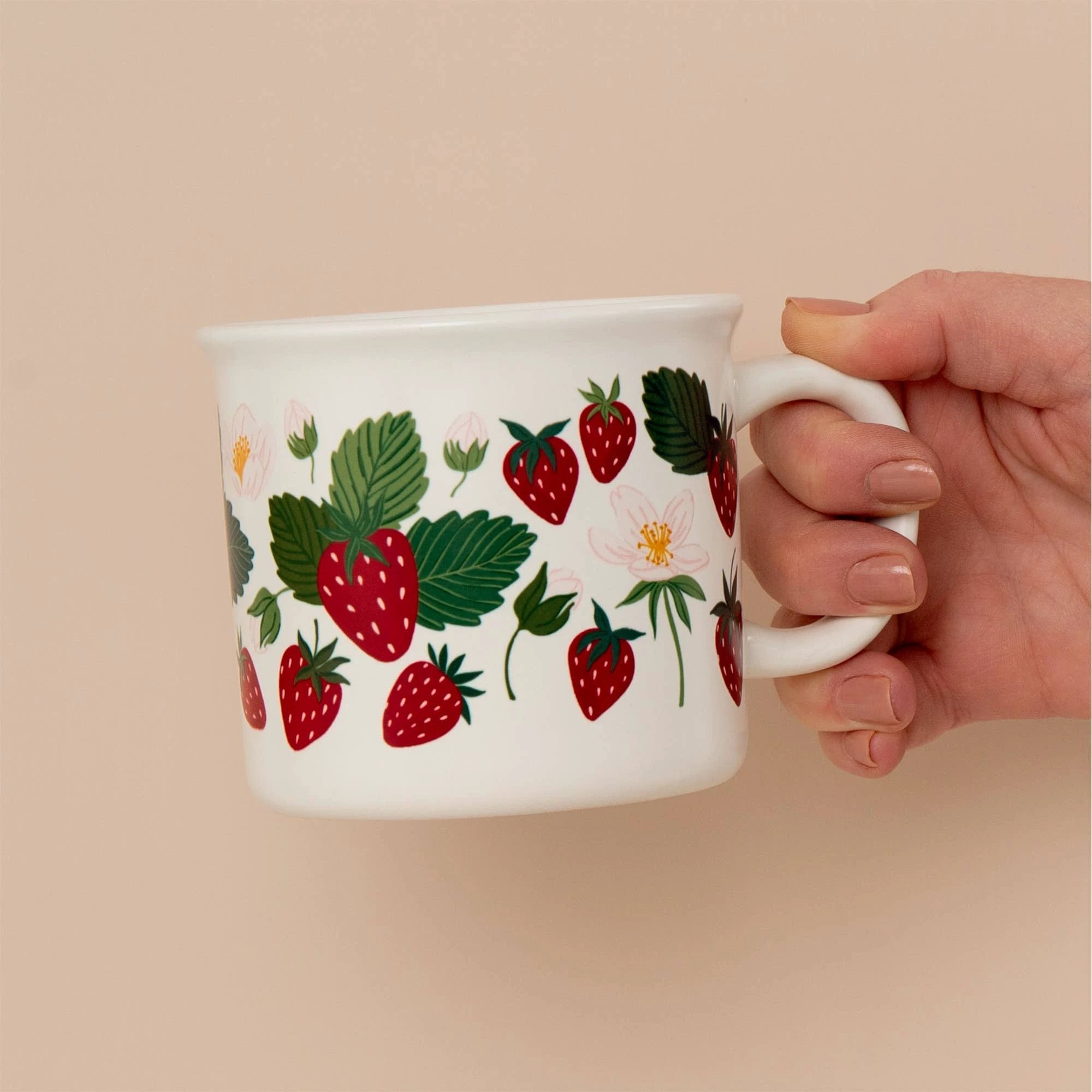 Paper Farm Press - Strawberry Patch Mug by Paper Farm Press
