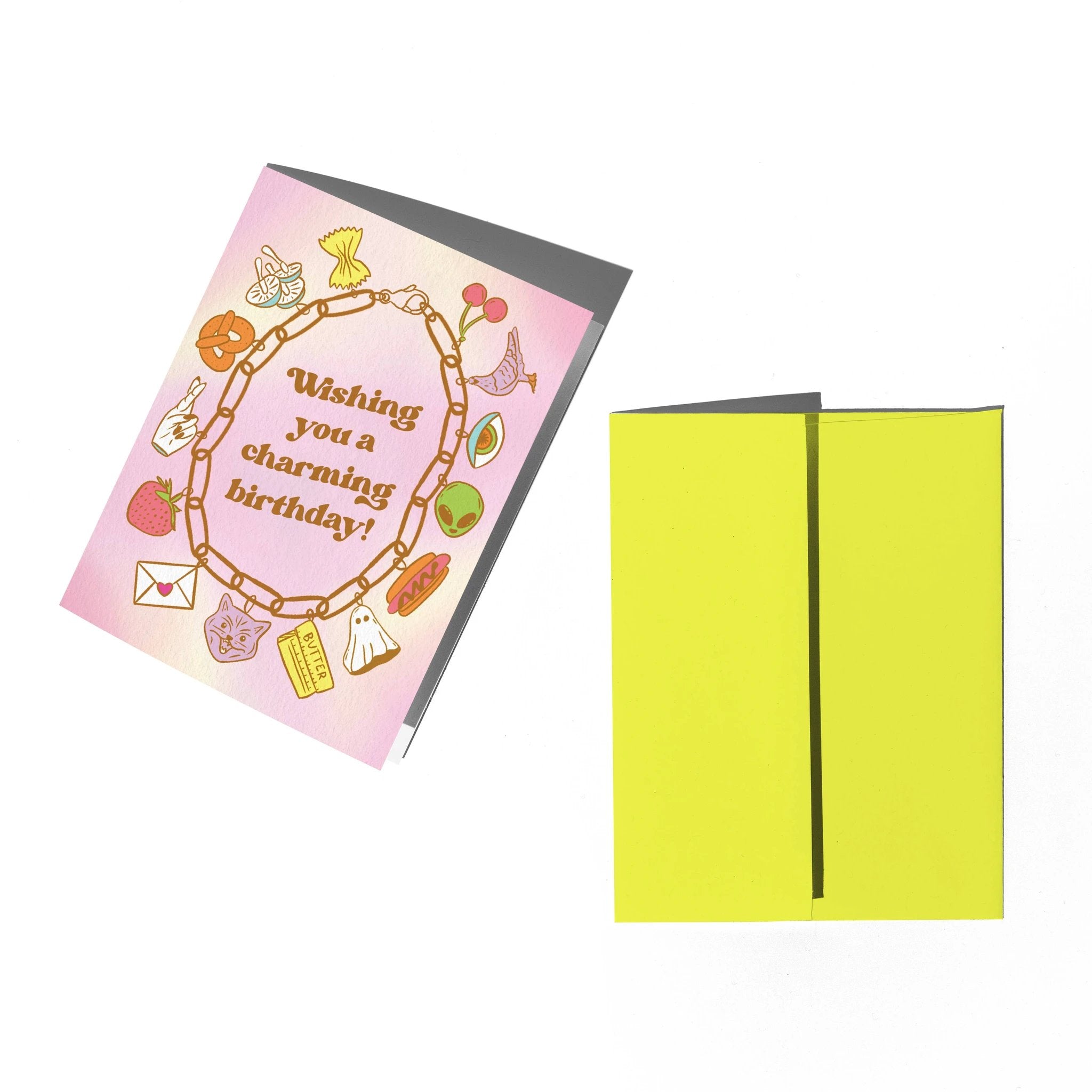 Boss Dotty Paper Co. - Charm Bracelet Birthday Card by Boss Dotty Paper Co.