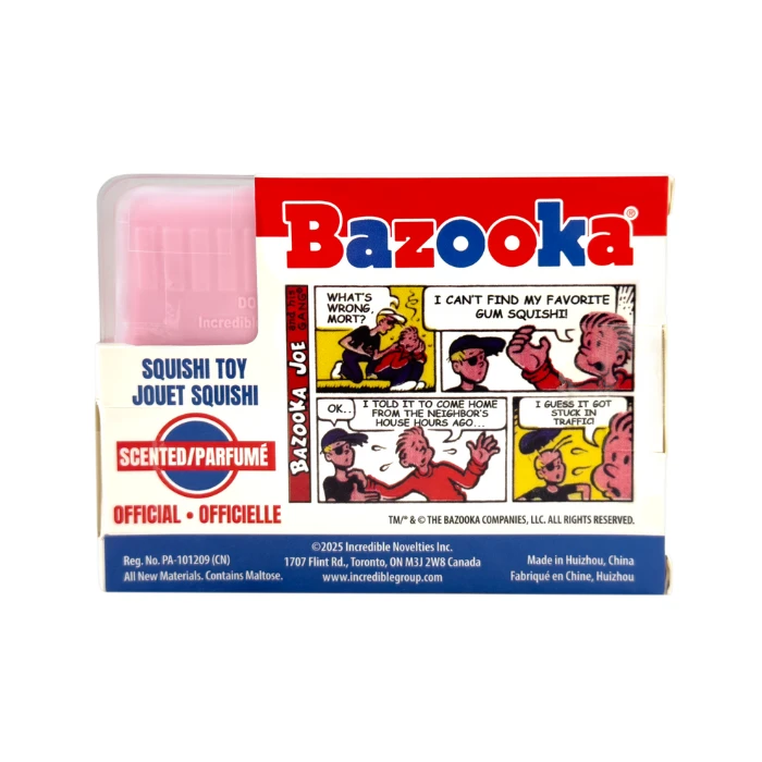 BAZOOKA GUM SCENTED SQUISHI TOY by Incredible Group