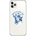 Juju and Moxie - Crying Cowgirl Retro Western High Quality Vinyl Sticker by Juju and Moxie