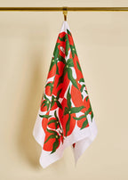 One & Only Paper - Pomodoro Tomato Red Illustration Tea Towel by One & Only Paper