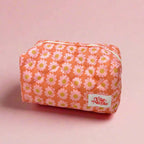 Elle Nicole - Quilted Cosmetic / Pencil Bag - Boho Daisy by Elle Nicole