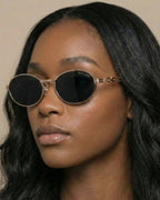 Fifth & Ninth Blake polarized sunglasses in Black Gold - image 2