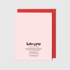 Martini Tipsy Santa Holiday Card, A2 pink card with matching envelope, blank inside.