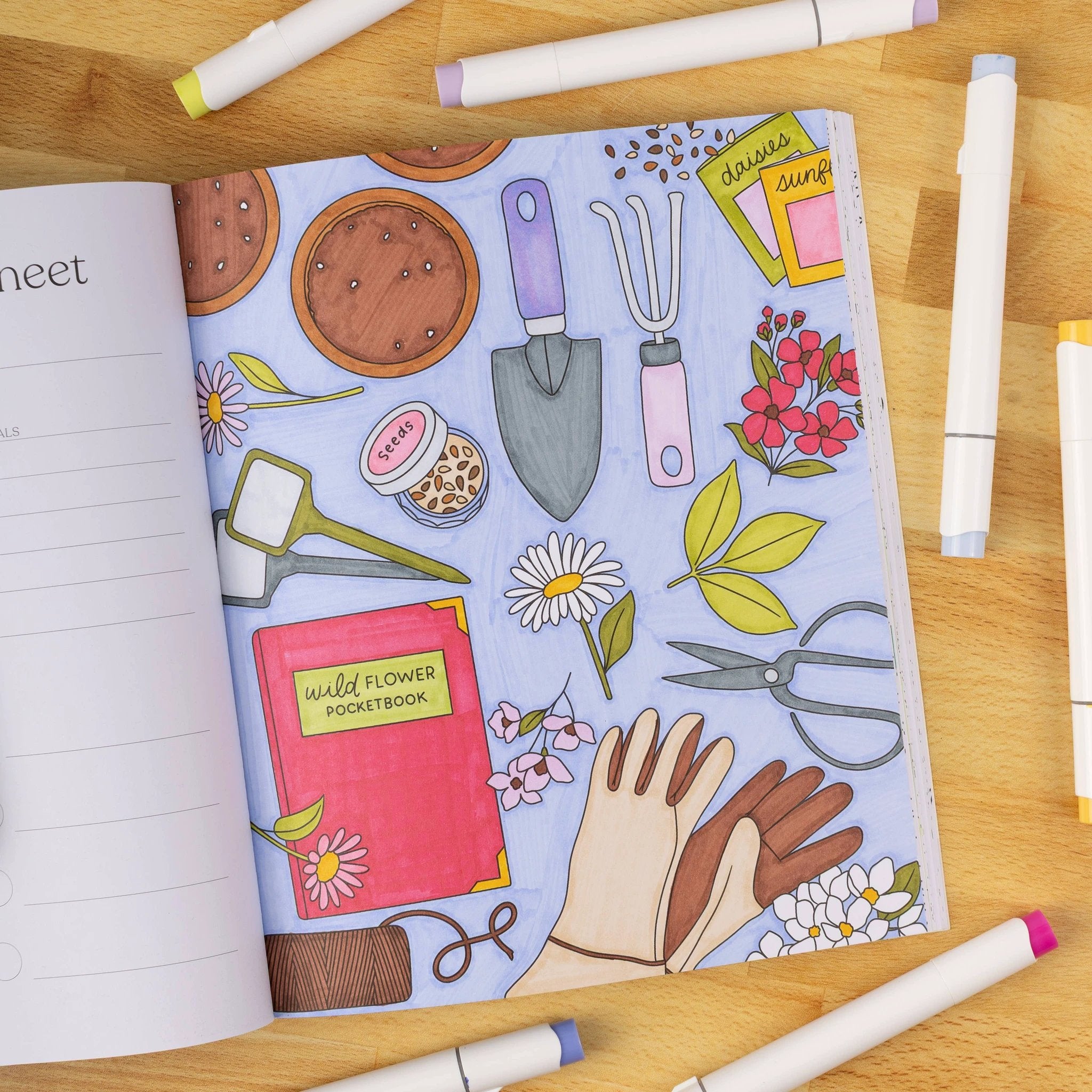 Elyse Breanne Design - Garden Avenue Coloring Book by Elyse Breanne Design