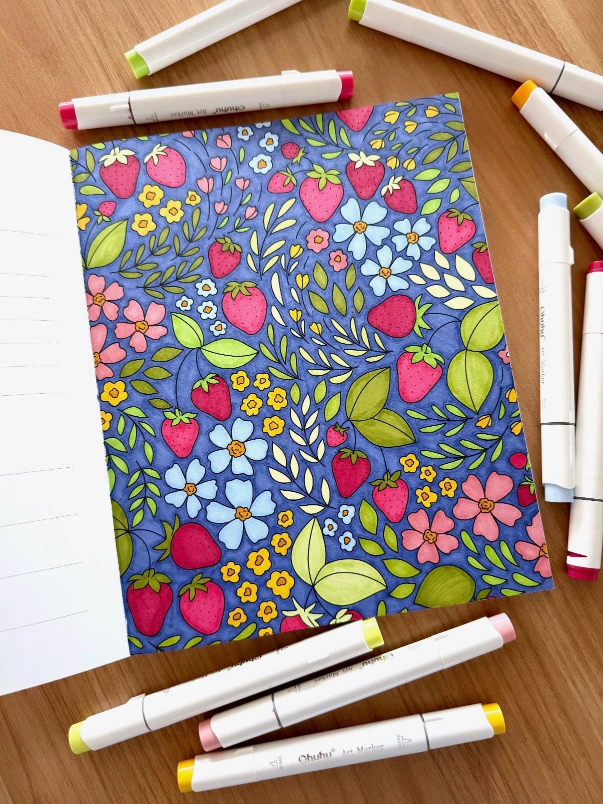 Elyse Breanne Design - Farmers Market Coloring Book by Elyse Breanne Design