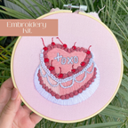 Sunday Mornings Shop LLC - Intermediate Embroidery Kit | Slice of Love by Sunday Mornings Shop LLC