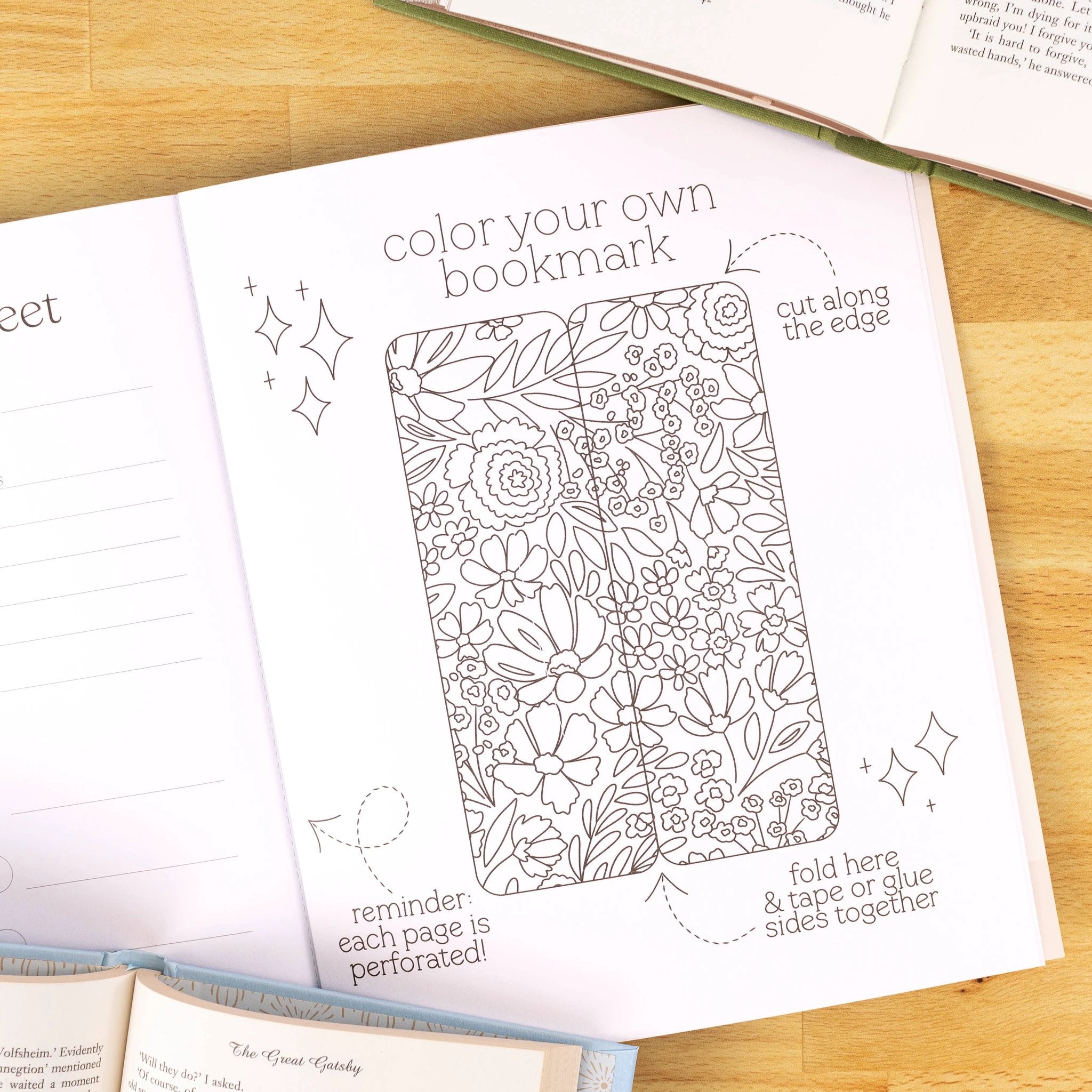 Elyse Breanne Design - All Booked Up Coloring Book | Bookish & Reading by Elyse Breanne Design
