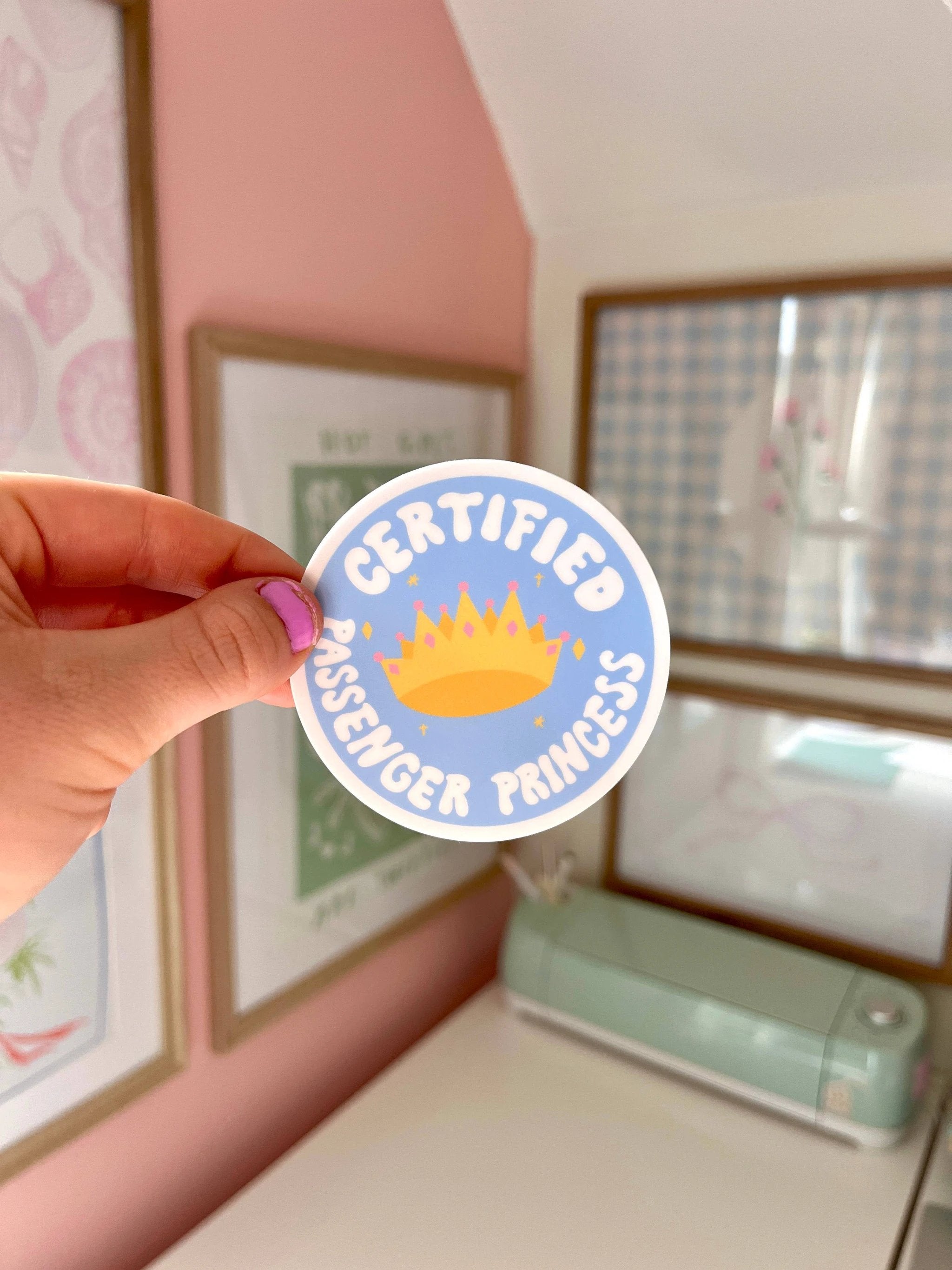 Hanstan Studio - Certified Passenger Princess Sticker by Hanstan Studio