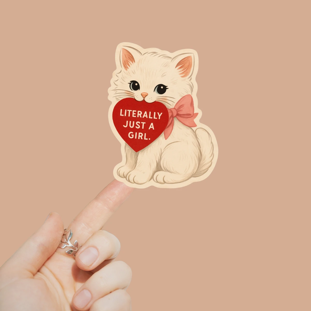 inviting affairs paperie - Literally Just a Girl Kitty by inviting affairs paperie