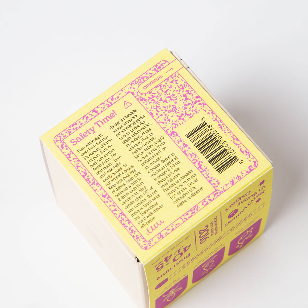 Milk Jar Candle Co. - Sunnyside - Pear & Nectarine Coconut Soy 8 oz Candle