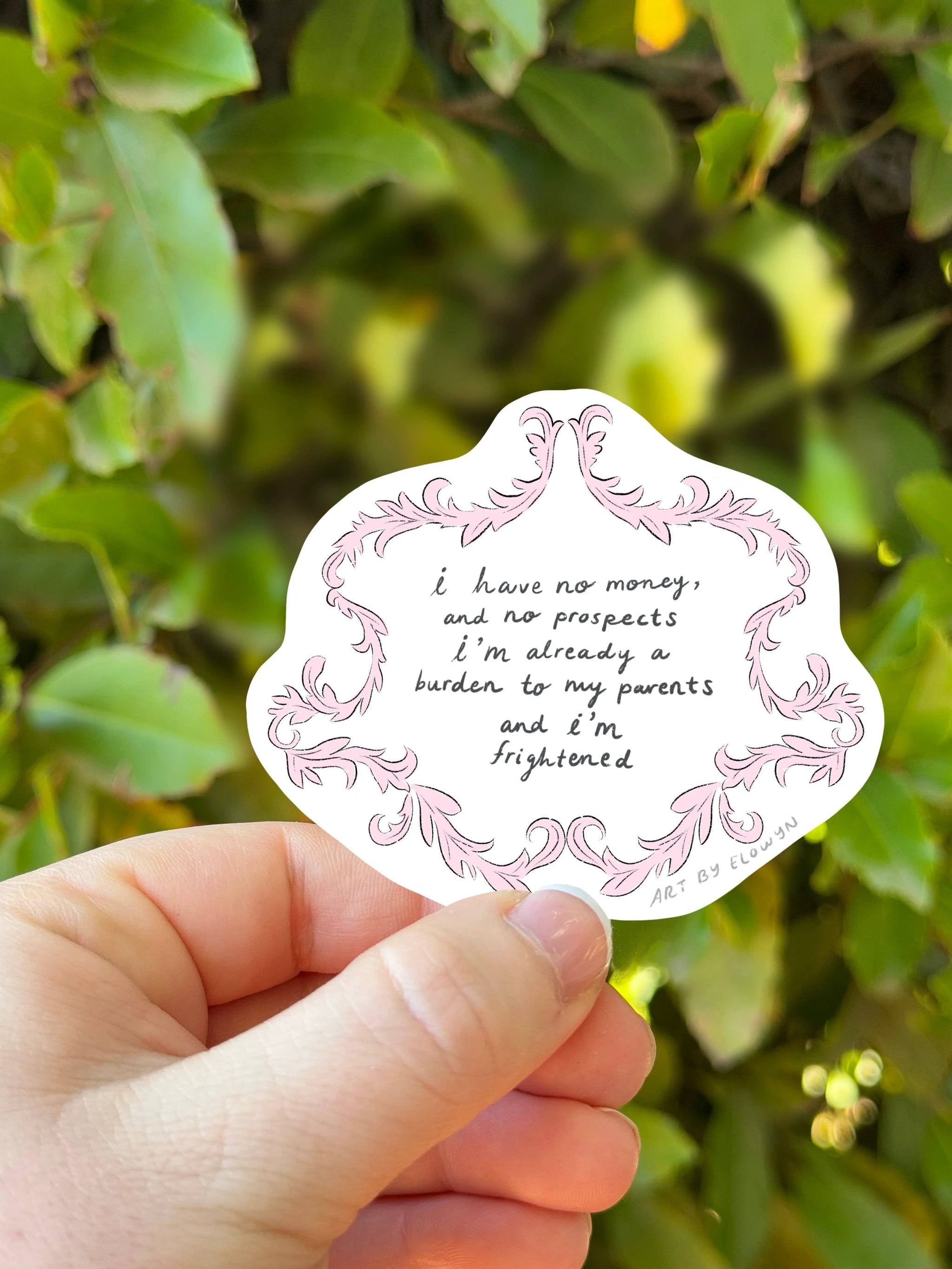 Art By Elowyn - Pride and Prejudice Sticker by Art By Elowyn