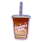 Boss Dotty Paper Co. - Iced Coffee Sticker by Boss Dotty Paper Co.