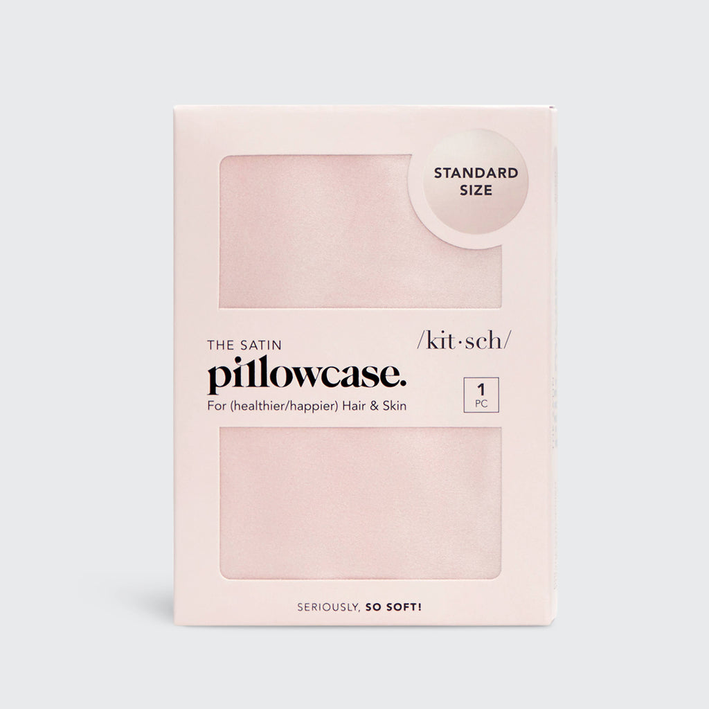 KITSCH Satin Pillowcase Standard in Blush Pink - image 3