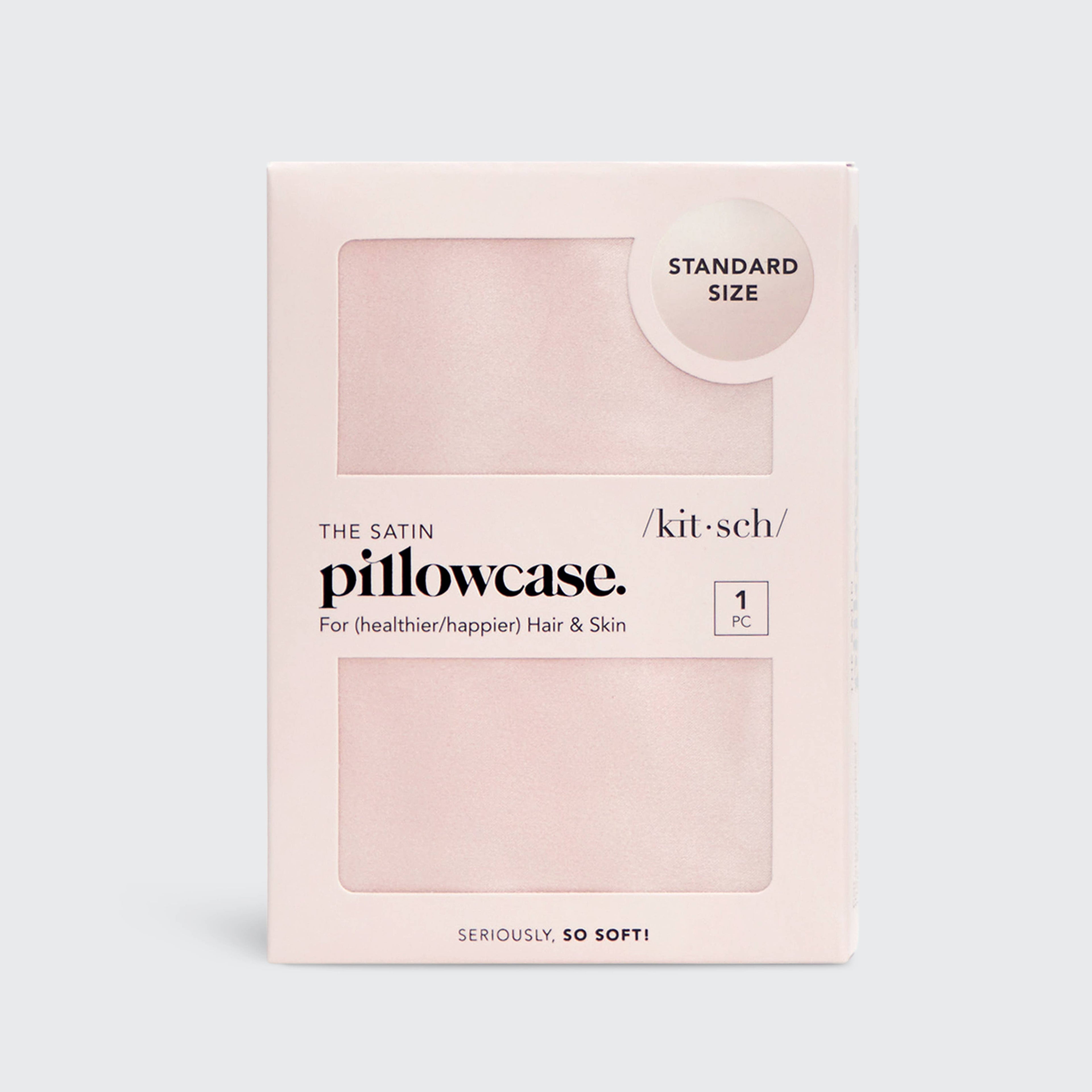 KITSCH Satin Pillowcase Standard in Blush Pink - image 3