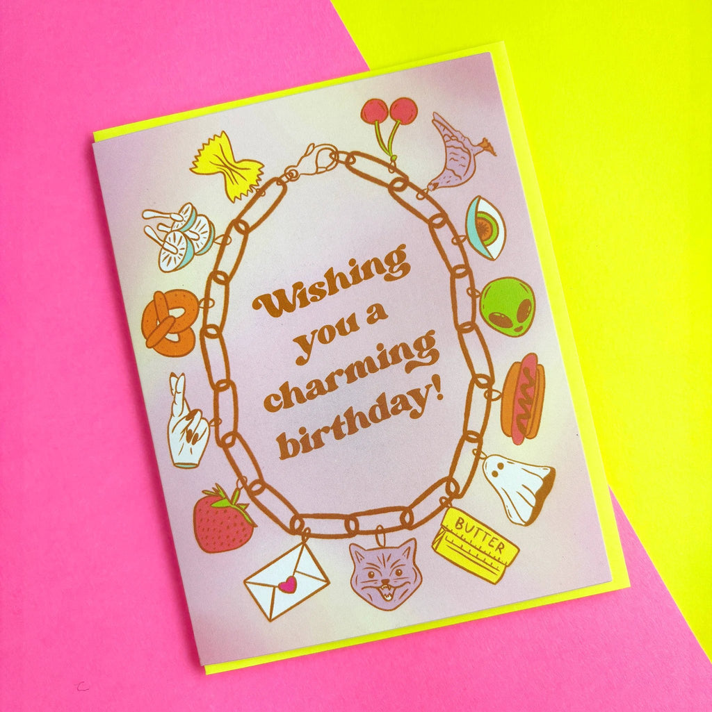 Boss Dotty Paper Co. - Charm Bracelet Birthday Card by Boss Dotty Paper Co.