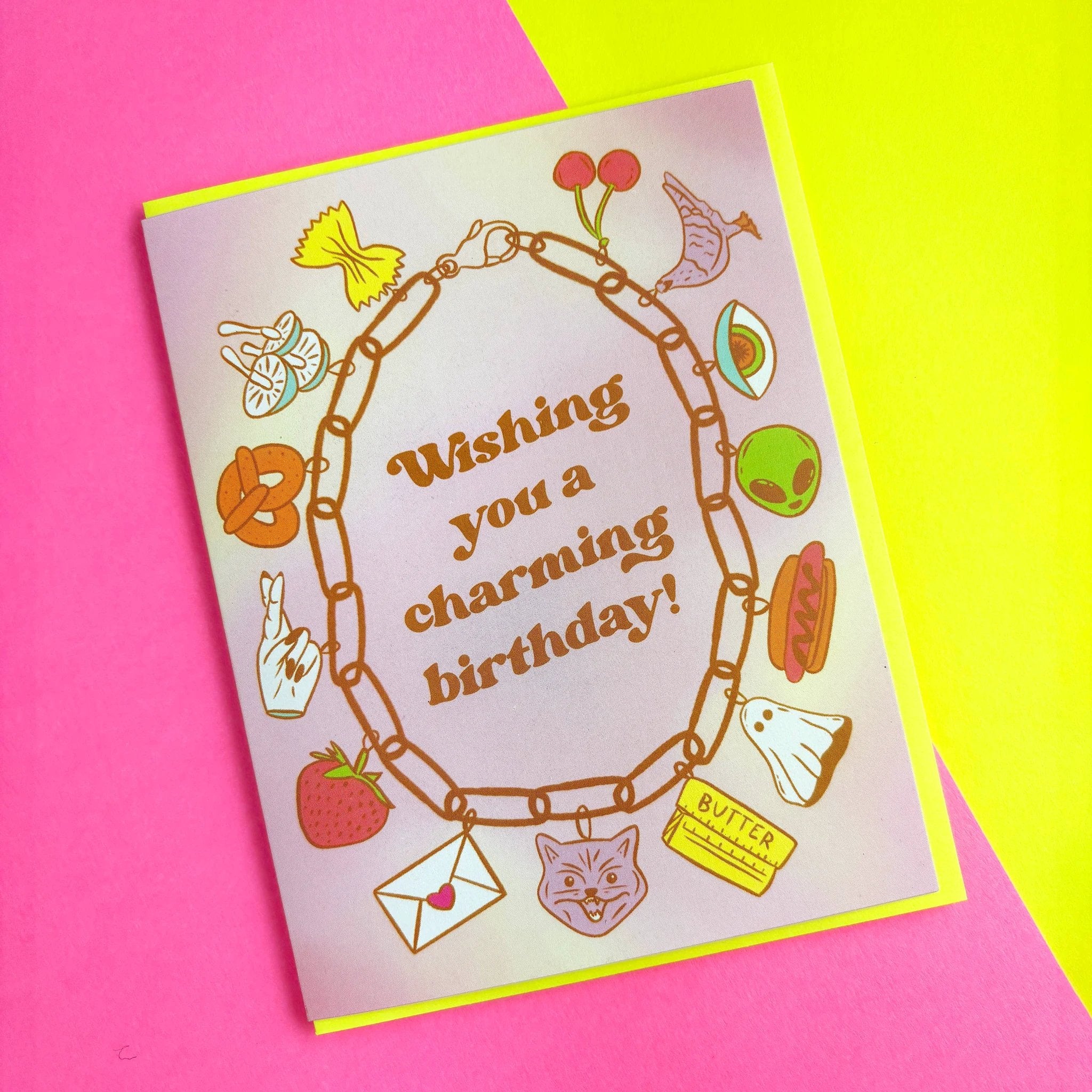 Boss Dotty Paper Co. - Charm Bracelet Birthday Card by Boss Dotty Paper Co.