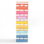 Pippi Post - Tumbling Book Stack - Wooden Block Stacking & Balance Game by Pippi Post