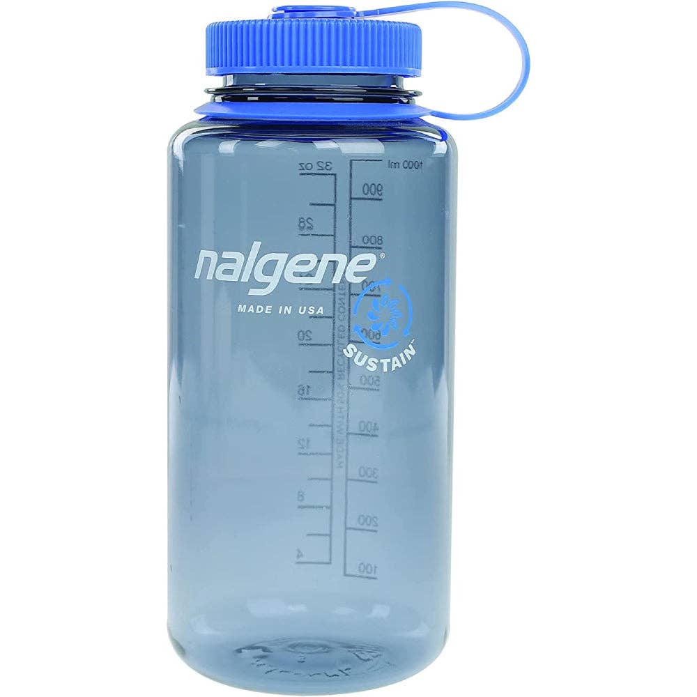 Nalgene 32oz Wide Mouth Sustain Bottle – 50% Recycled | BPA-Free Water Bottle