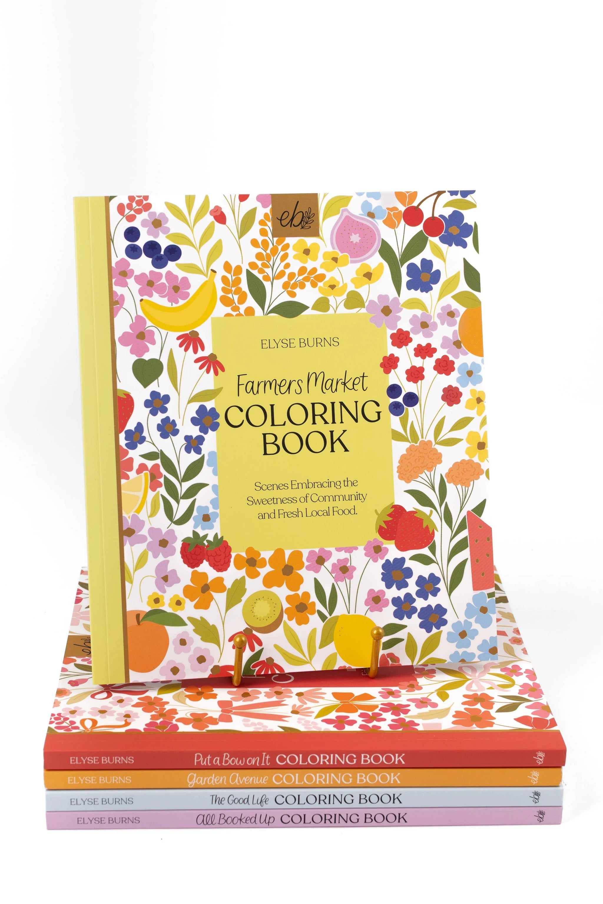 Elyse Breanne Design - Farmers Market Coloring Book by Elyse Breanne Design