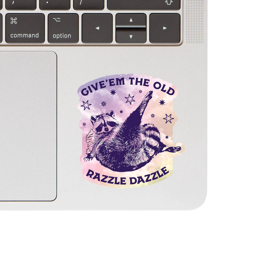 Juju and Moxie - Razzle Dazzle Quality Vinyl Sticker by Juju and Moxie