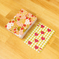 Elyse Breanne Design - Strawberry Patch x Green Gingham Deck of Cards by Elyse Breanne Design