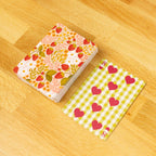 Elyse Breanne Design - Strawberry Patch x Green Gingham Deck of Cards by Elyse Breanne Design