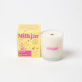 Milk Jar Candle Co. - Sunnyside - Pear & Nectarine Coconut Soy 8 oz Candle