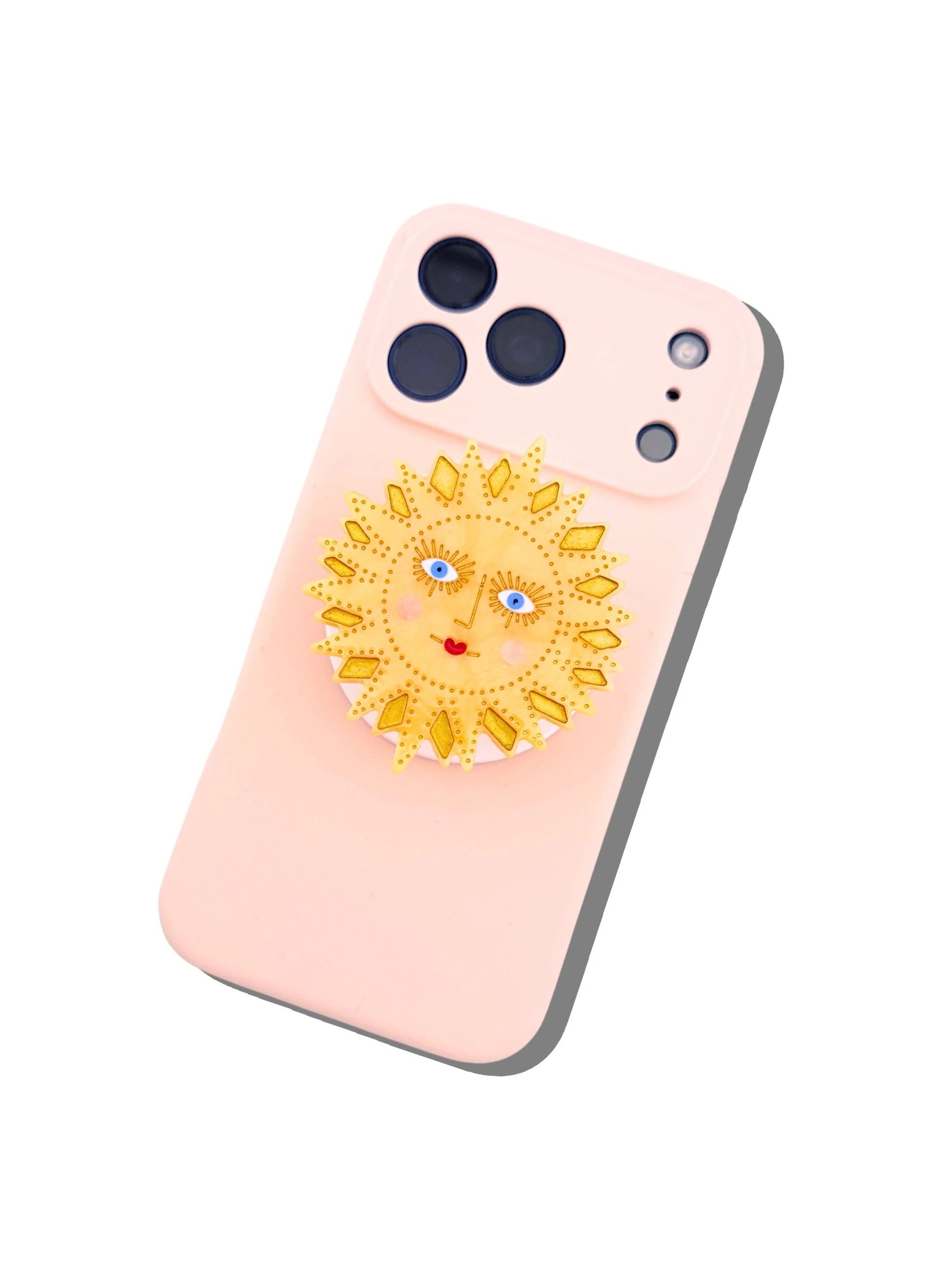 Solar Eclipse - Hand-painted Celestial Sun Grip Charm | Eco-Friendly by Solar Eclipse