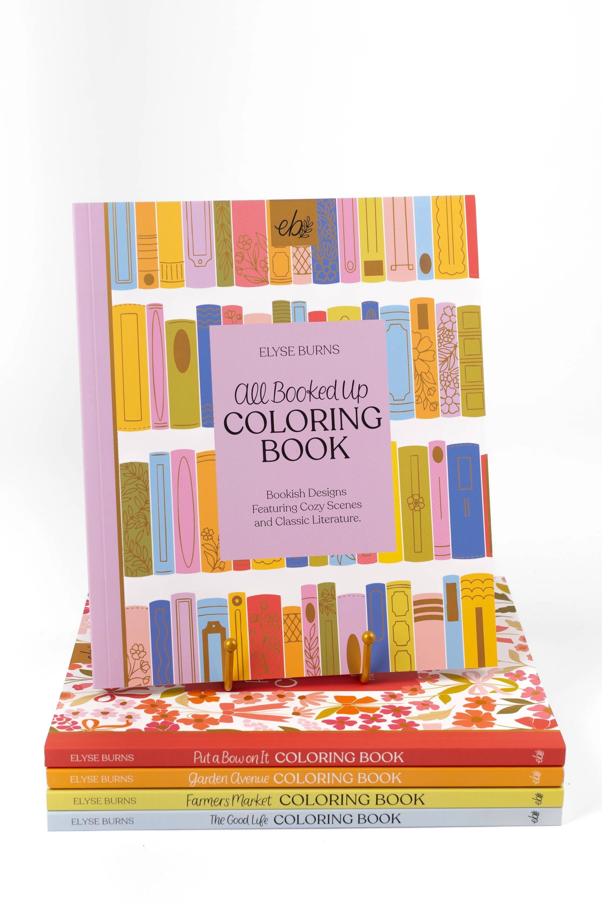 Elyse Breanne Design - All Booked Up Coloring Book | Bookish & Reading by Elyse Breanne Design