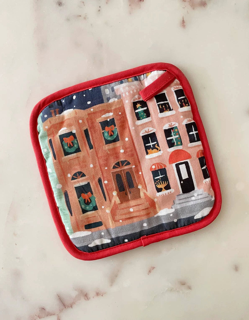 Rockefeller Cotton Oven Mitt + Pot Holder Set by Idlewild Co.